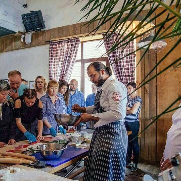 Chef leading a masterclass